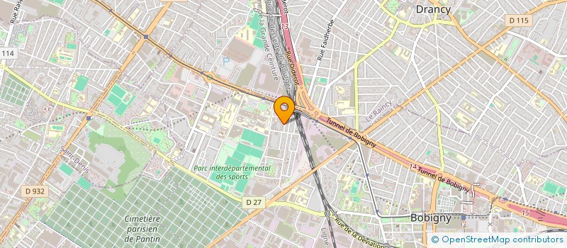 localisation de l'entreprise MONSIEUR ABDELKADER BENAHMED NOURINE  BOBIGNY