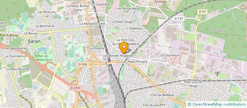 localisation de l'entreprise MONSIEUR ABDELKADER BENAISSA  SARAN