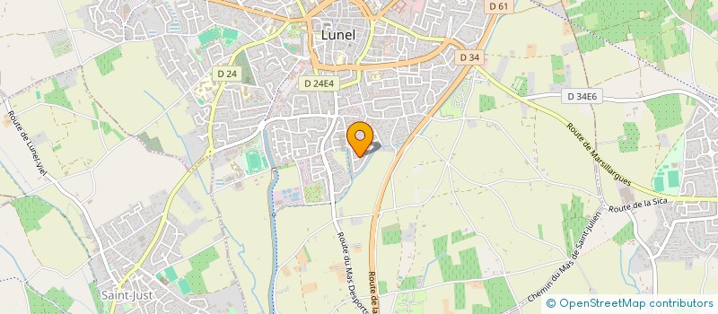 localisation de l'entreprise MONSIEUR ABDELKADER BENAISSA  LUNEL