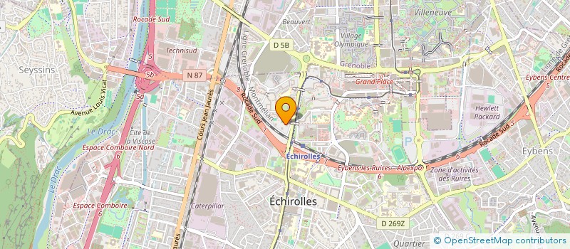 localisation de l'entreprise MONSIEUR ABDELKADER BENALI à ECHIROLLES