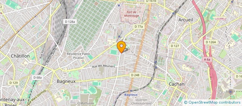 localisation de l'entreprise MONSIEUR ABDELKADER BENAMER à BAGNEUX