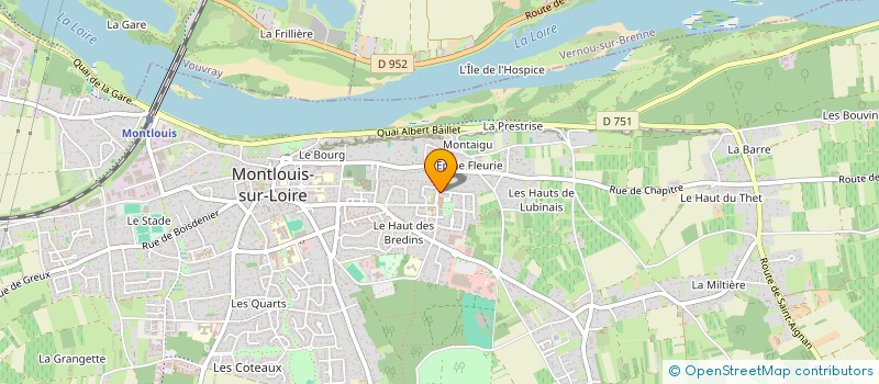 localisation de l'entreprise MONSIEUR ABDELKADER BENBEDRA  MONTLOUIS-SUR-LOIRE