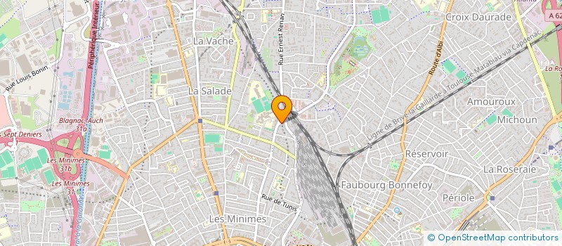 localisation de l'entreprise MONSIEUR ABDELKADER BENDAHOU à TOULOUSE