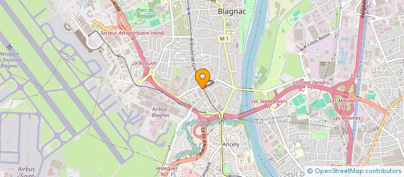 localisation de l'entreprise MONSIEUR ABDELKADER BENDANI  BLAGNAC