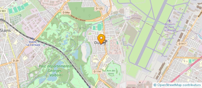 localisation de l'entreprise MONSIEUR ABDELKADER BENDAOUDIA  DUGNY