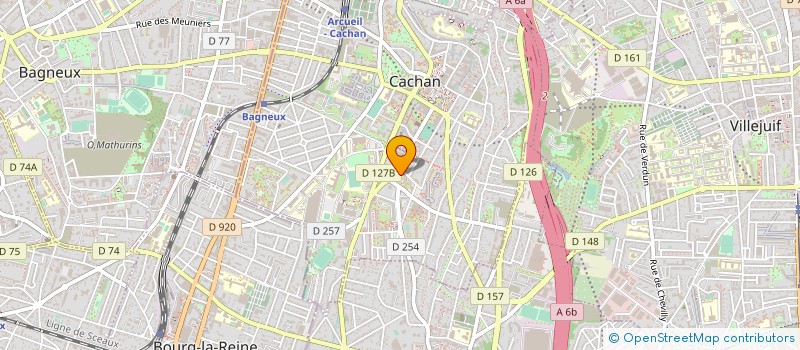 localisation de l'entreprise MONSIEUR ABDELKADER BENKAHOUL à CACHAN