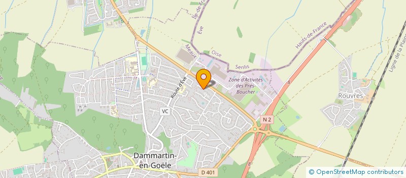 localisation de l'entreprise MONSIEUR ABDELKADER BENKALFAT  DAMMARTIN-EN-GOELE