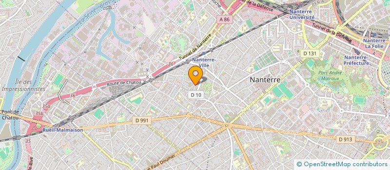 localisation de l'entreprise MONSIEUR ABDELKADER BENKHERISS  NANTERRE