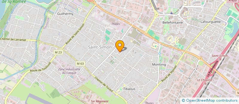 localisation de l'entreprise MONSIEUR ABDELKADER BENKORRECH  TOULOUSE