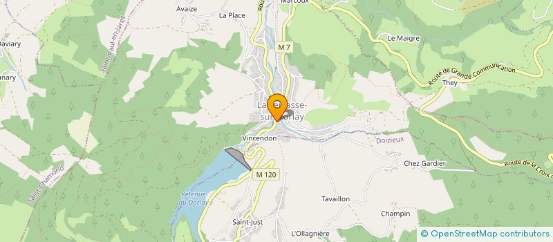 localisation de l'entreprise MONSIEUR ABDELKADER BENMEHAMED à SAINT-PAUL-EN-JAREZ