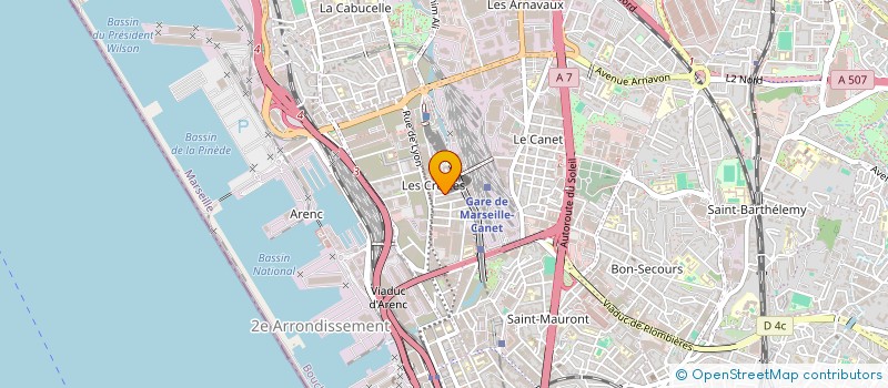 localisation de l'entreprise MONSIEUR ABDELKADER BENMOUSSA à MARSEILLE