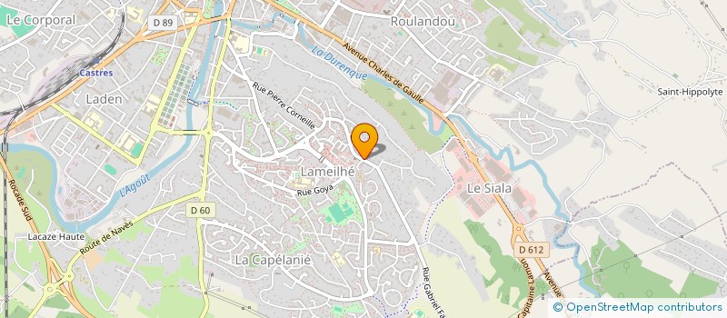 localisation de l'entreprise MONSIEUR ABDELKADER BENNABI  CASTRES