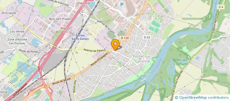 localisation de l'entreprise MONSIEUR ABDELKADER BENOUKH  PORTET SUR GARONNE