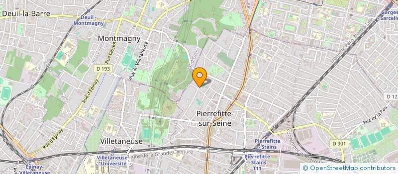localisation de l'entreprise MONSIEUR ABDELKADER BENRHANNOU à PIERREFITTE-SUR-SEINE