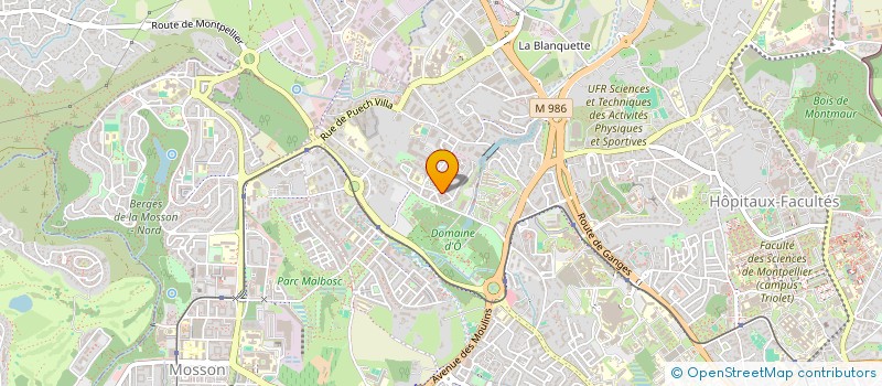 localisation de l'entreprise MONSIEUR ABDELKADER BENSABRE à MONTPELLIER