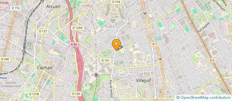 localisation de l'entreprise MONSIEUR ABDELKADER BENZERFA  VILLEJUIF