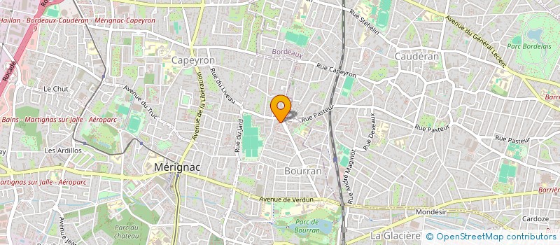 localisation de l'entreprise MONSIEUR ABDELKADER BERKANE  MERIGNAC