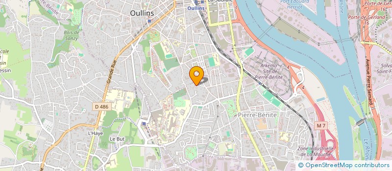 localisation de l'entreprise MONSIEUR ABDELKADER BERRACHED  OULLINS-PIERRE-BENITE