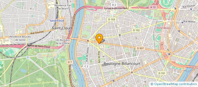 localisation de l'entreprise MONSIEUR ABDELKADER BESSIS à BOULOGNE-BILLANCOURT