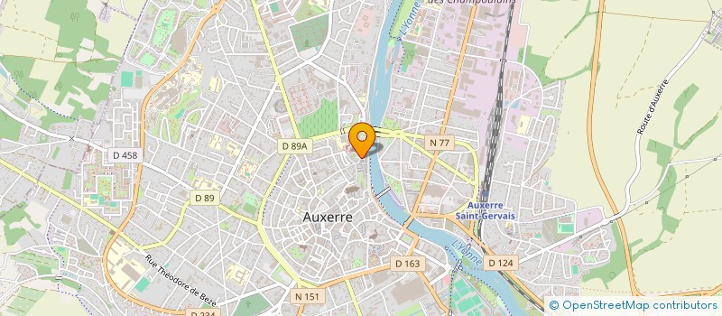 localisation de l'entreprise MONSIEUR ABDELKADER BETHAHAR à AUXERRE
