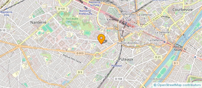 localisation de l'entreprise MONSIEUR ABDELKADER BIJAOUANE  PUTEAUX