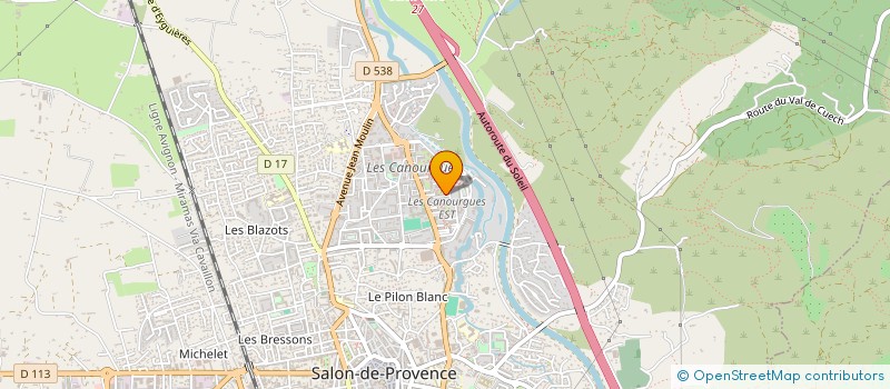 localisation de l'entreprise MONSIEUR ABDELKADER BOUAMRI  SALON-DE-PROVENCE