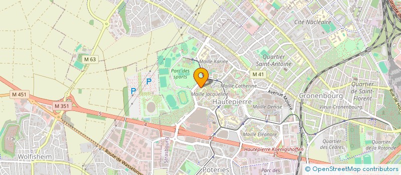localisation de l'entreprise MONSIEUR ABDELKADER BOUAYA à STRASBOURG