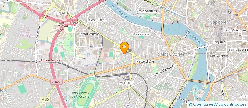 localisation de l'entreprise MONSIEUR ABDELKADER BOUCHAKOR MOUSSA à TOULOUSE