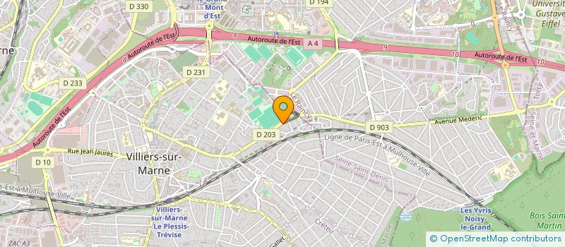 localisation de l'entreprise MONSIEUR ABDELKADER BOUCHAMA à VILLIERS-SUR-MARNE