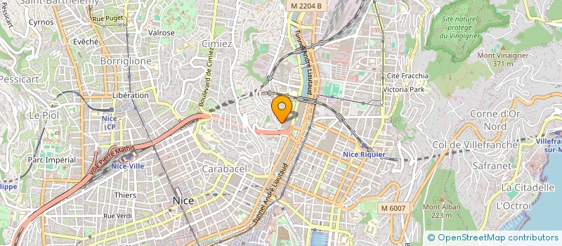 localisation de l'entreprise MONSIEUR ABDELKADER BOUCHE à NICE