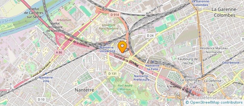 localisation de l'entreprise MONSIEUR ABDELKADER BOUCHERIT à NANTERRE