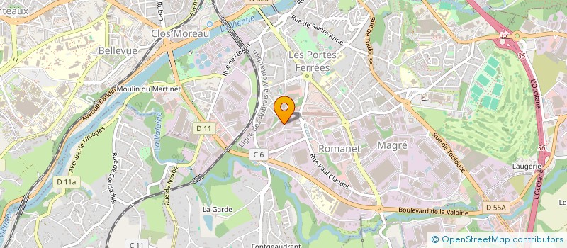 localisation de l'entreprise MONSIEUR ABDELKADER BOUCIF à LIMOGES