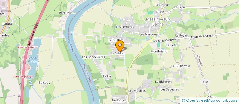 localisation de l'entreprise MONSIEUR ABDELKADER BOUGUETAIA à MESSIMY-SUR-SAONE