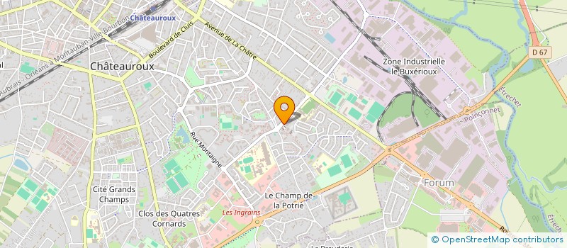localisation de l'entreprise MONSIEUR ABDELKADER BOUKARABILA à CHATEAUROUX