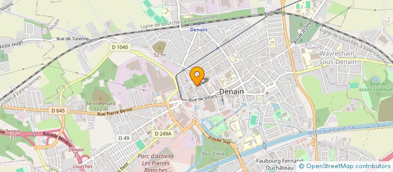 localisation de l'entreprise MONSIEUR ABDELKADER BOUNOUA  DENAIN