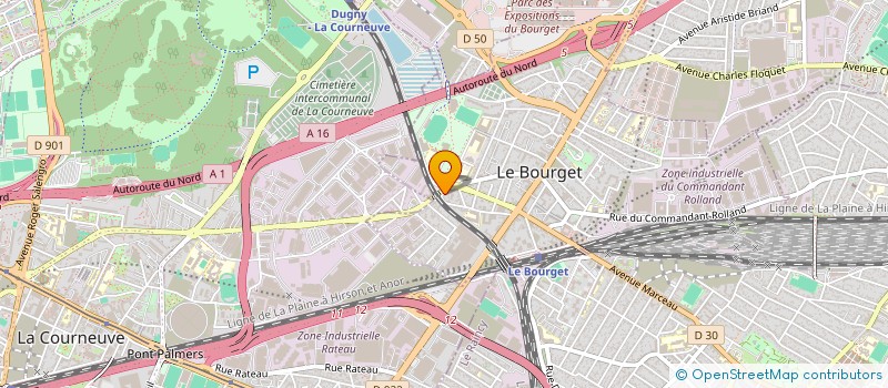 localisation de l'entreprise MONSIEUR ABDELKADER BOURAS à LE BOURGET