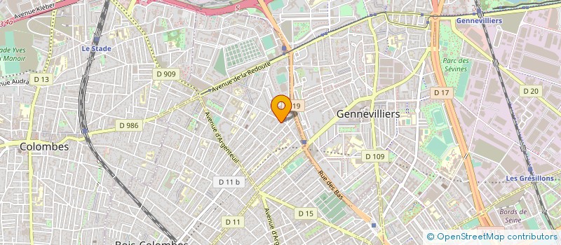 localisation de l'entreprise MONSIEUR ABDELKADER BOUSFIA  ASNIERES-SUR-SEINE