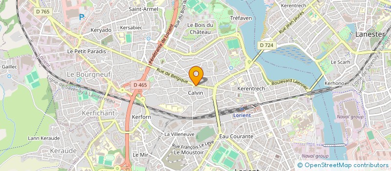 localisation de l'entreprise MONSIEUR ABDELKADER BOUSSEKINE à LORIENT