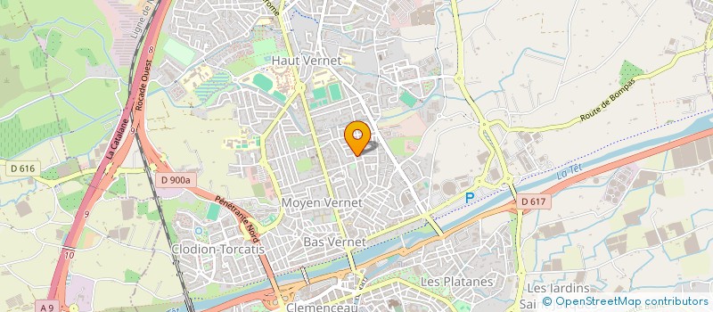 localisation de l'entreprise MONSIEUR ABDELKADER BOUTALBI  PERPIGNAN