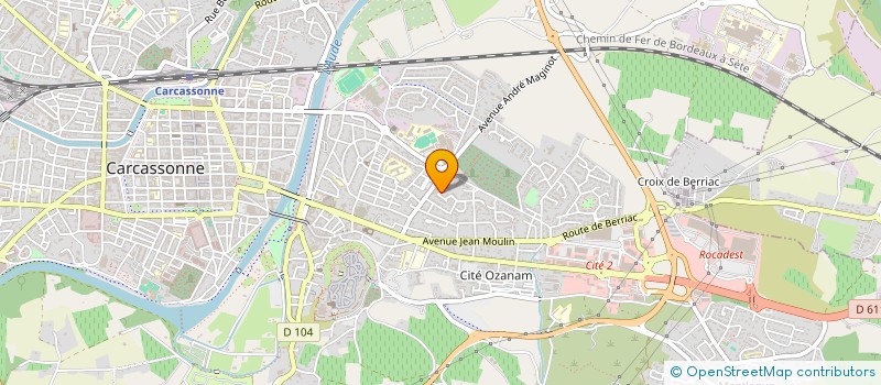 localisation de l'entreprise MONSIEUR ABDELKADER BOUTALEB  CARCASSONNE