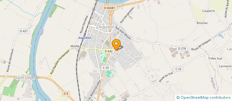 localisation de l'entreprise MONSIEUR ABDELKADER BOUTALLAKA à AIGUILLON