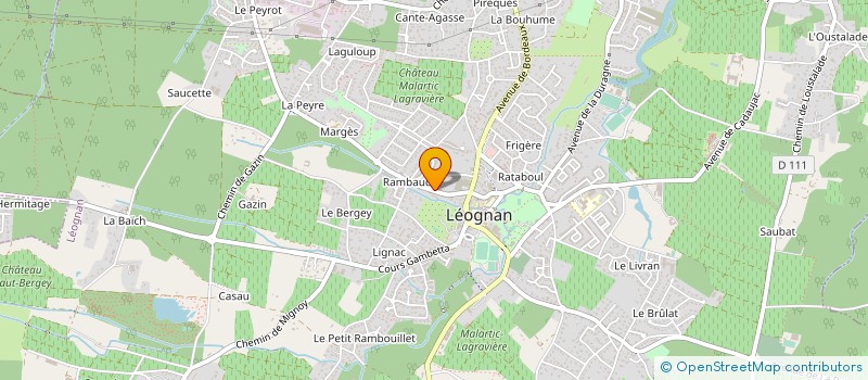 localisation de l'entreprise MONSIEUR ABDELKADER BOUYAHIA à LEOGNAN