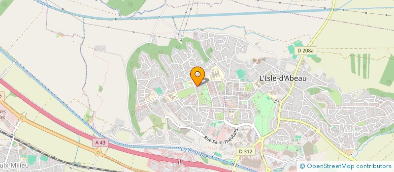 localisation de l'entreprise MONSIEUR ABDELKADER BRINISS  L'ISLE-D'ABEAU