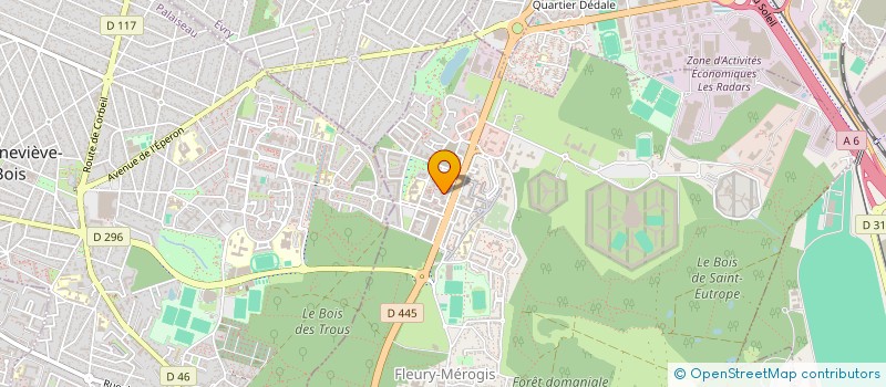 localisation de l'entreprise MONSIEUR ABDELKADER CHAOUCH  FLEURY-MEROGIS