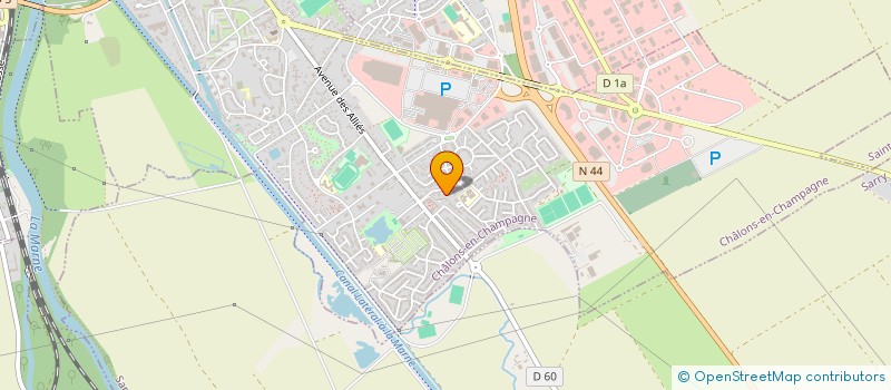 localisation de l'entreprise MONSIEUR ABDELKADER CHEDJERAT  CHALONS-EN-CHAMPAGNE