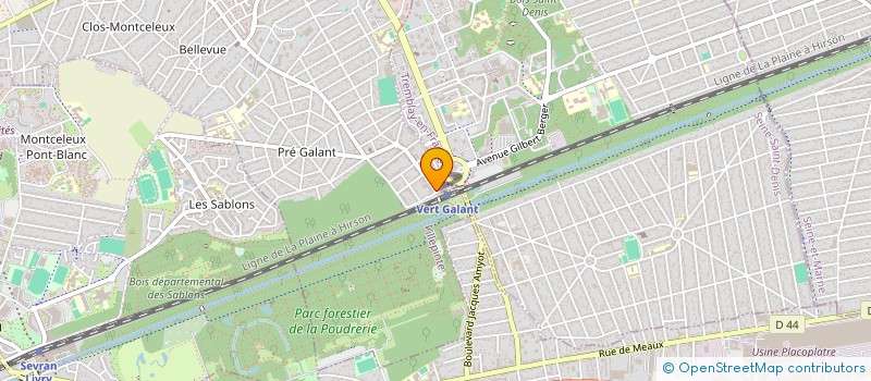 localisation de l'entreprise MONSIEUR ABDELKADER CHEHLAOUI à VILLEPINTE
