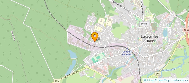 localisation de l'entreprise MONSIEUR ABDELKADER CHELLAH  LUXEUIL-LES-BAINS