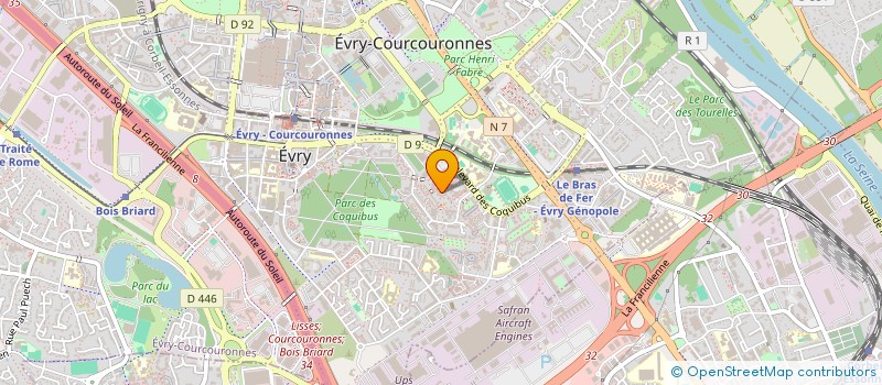localisation de l'entreprise MONSIEUR ABDELKADER CHELLALI à EVRY-COURCOURONNES
