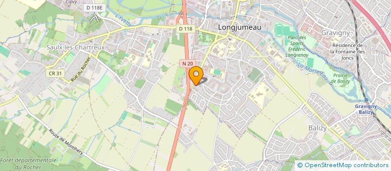 localisation de l'entreprise MONSIEUR ABDELKADER CHIH  LONGJUMEAU