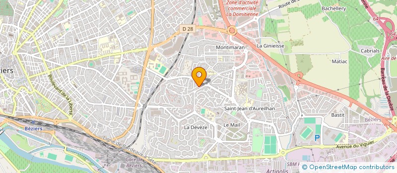 localisation de l'entreprise MONSIEUR ABDELKADER CHOUACHI à BEZIERS